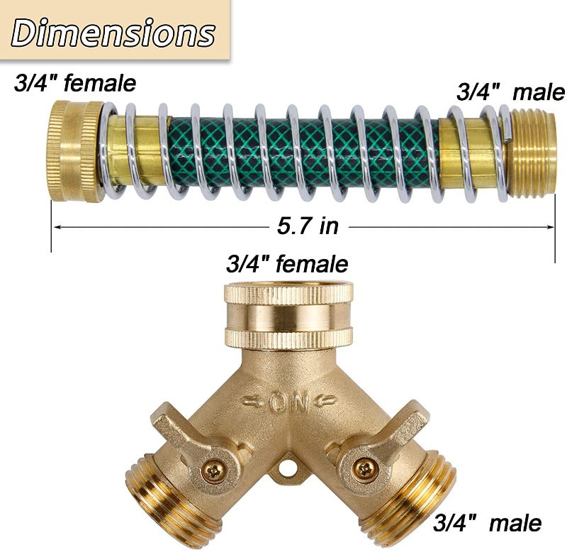 Brass Hose Extension Adapter