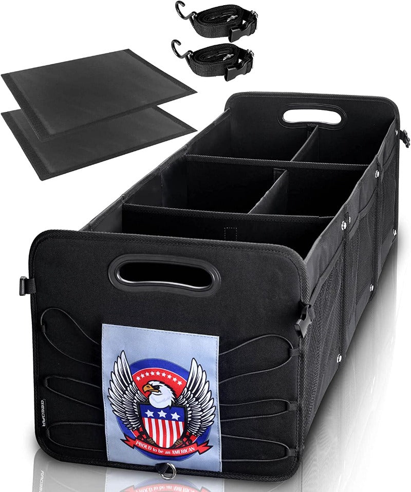 Premium Car Trunk Organizer Collapsible Multi Comparment