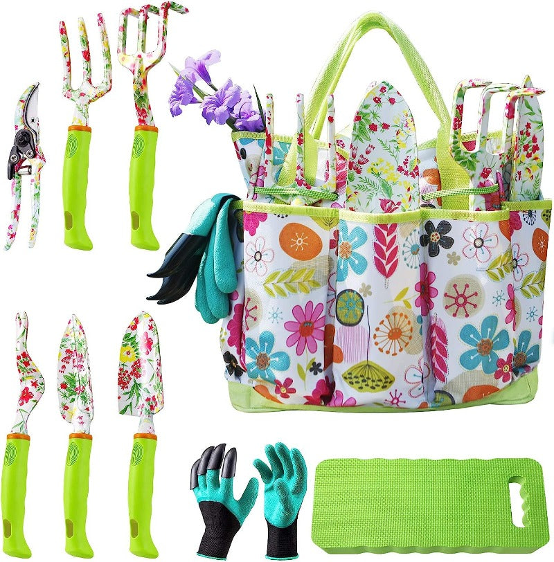 Floral Garden Tools Set