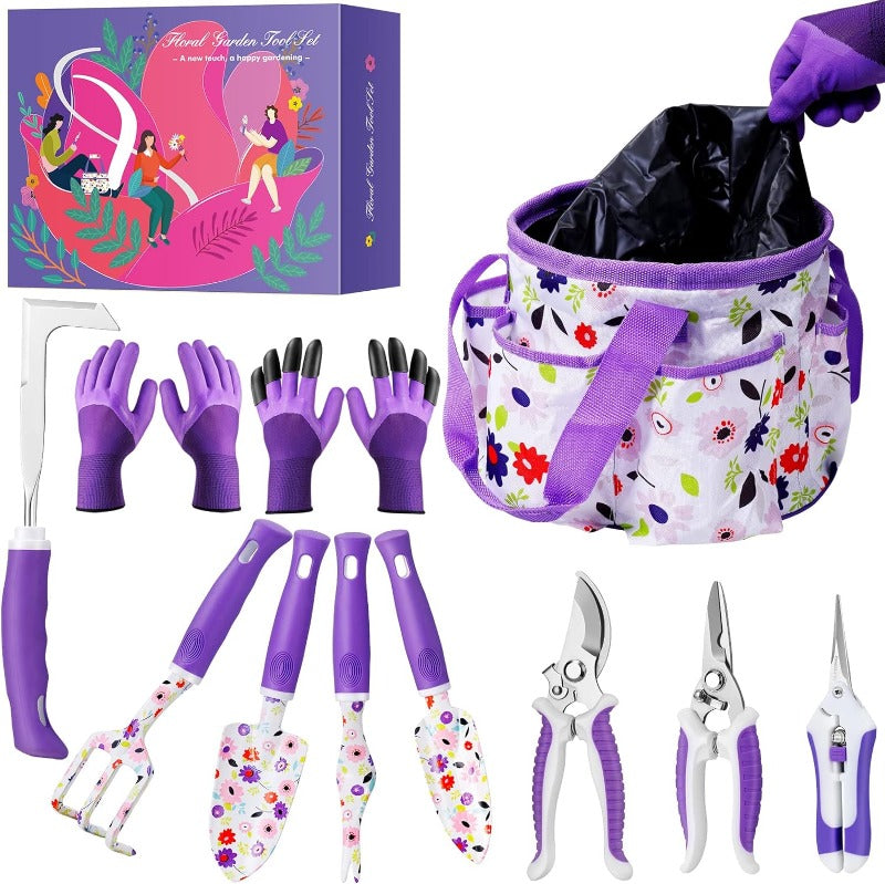 Floral Garden Tools Set