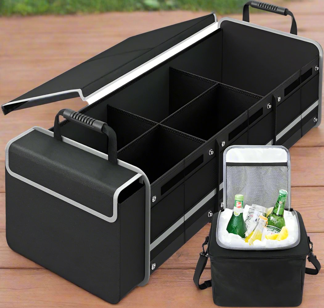 Premium Car Trunk Organizer Collapsible Multi Comparment