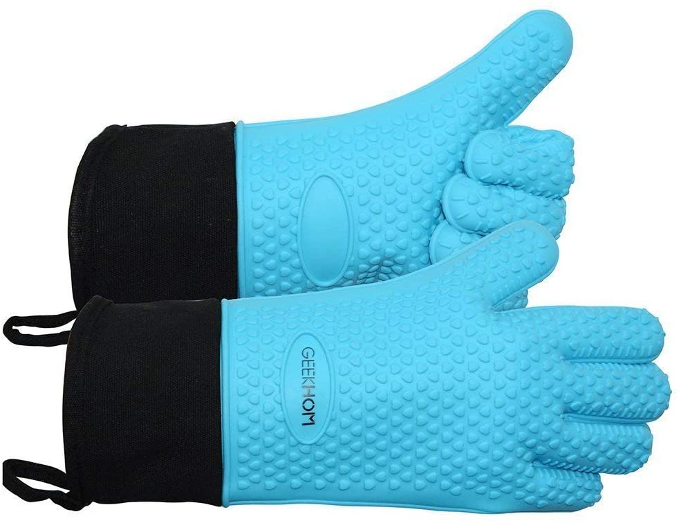 Heat Resistant Oven Mitts And Grilling Gloves