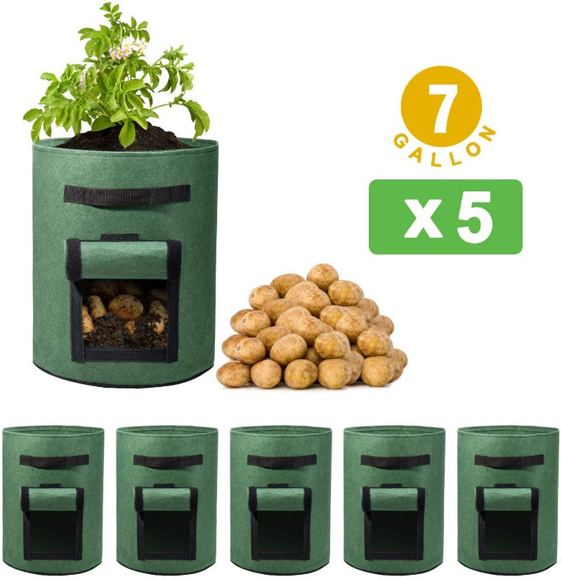 Potato Grow Bags Green