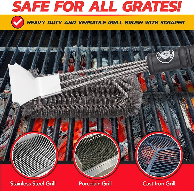 Grill Brush and Scraper