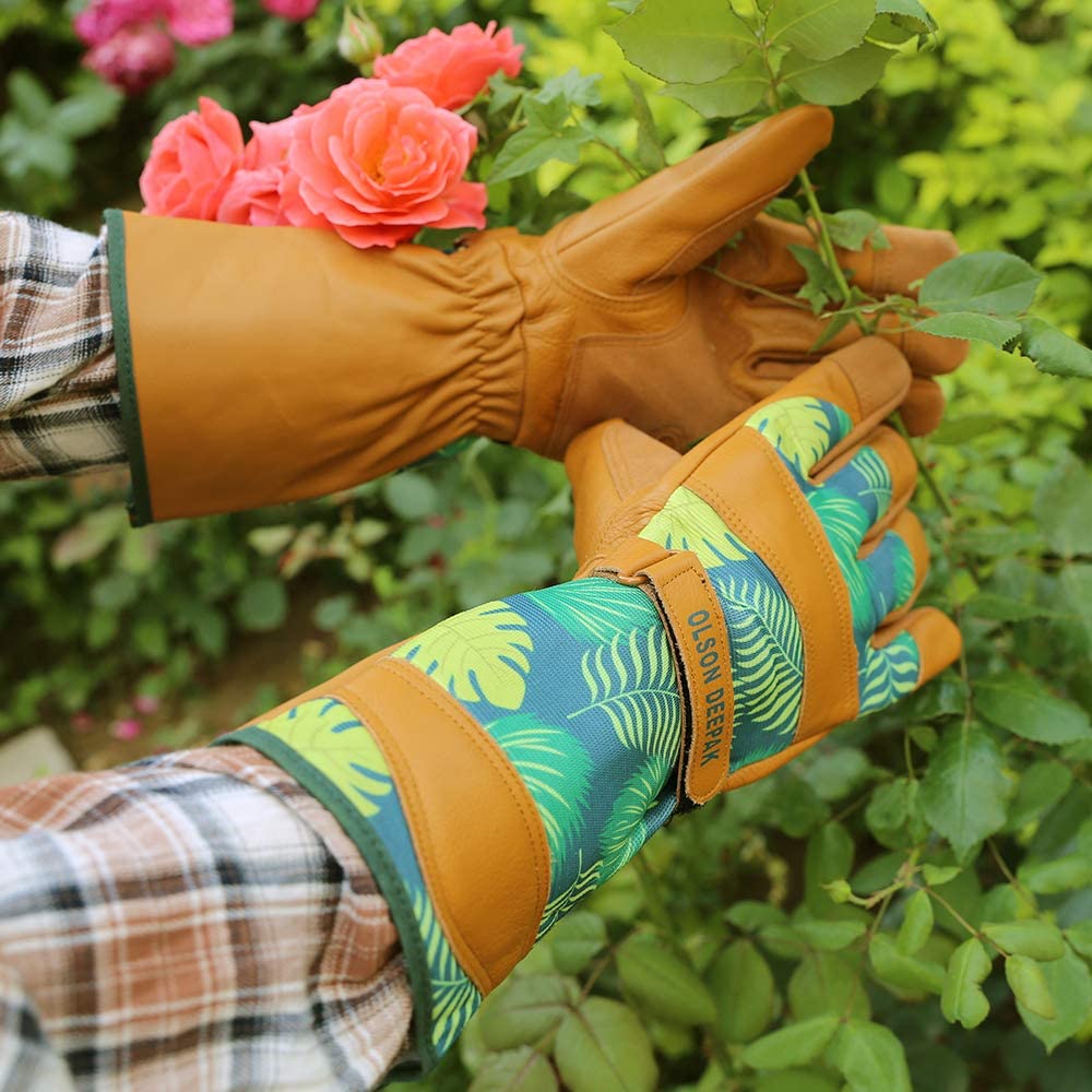 Premium Leather Gardening Gloves