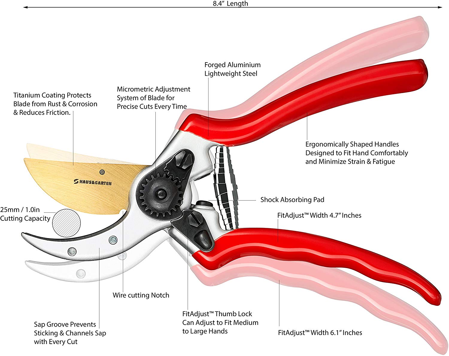 Titanium Pruning Shears