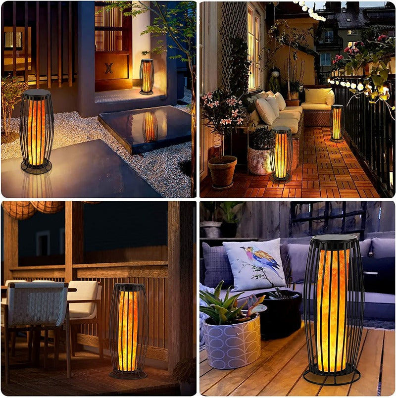 Solar LED Flickering Flame Lanterns