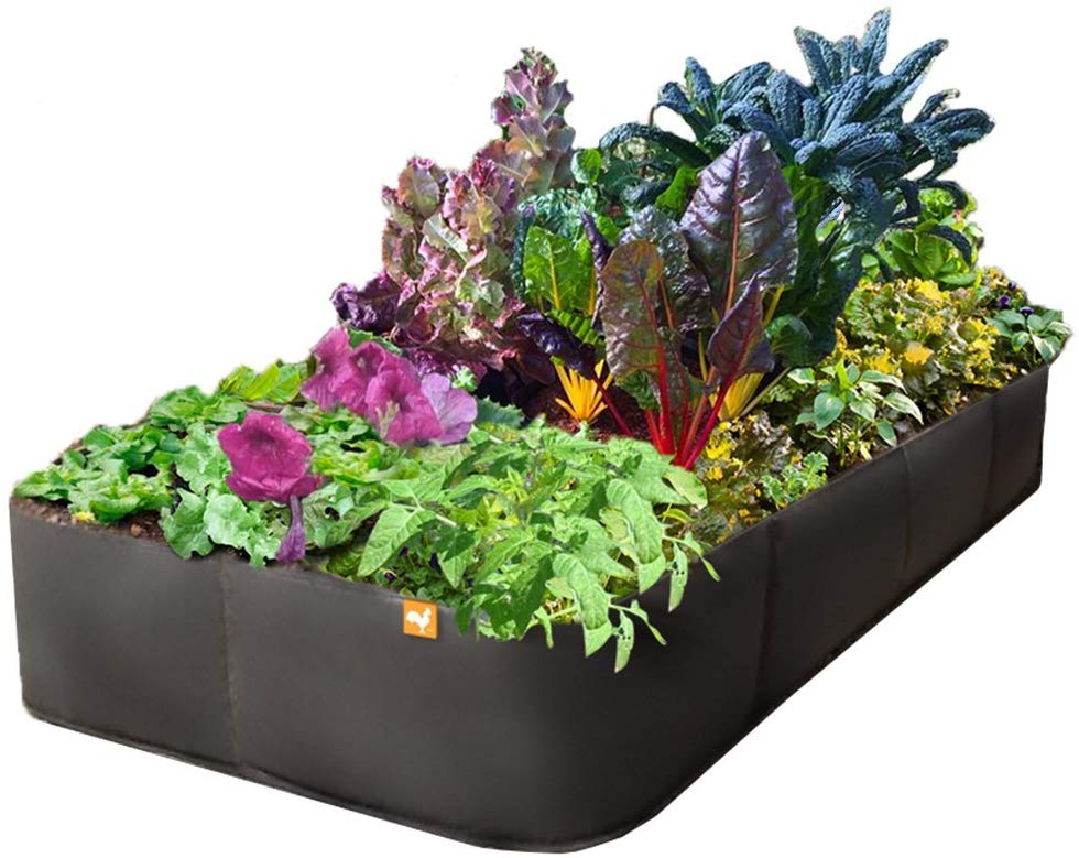 Thick Fabric Raised Garden Beds