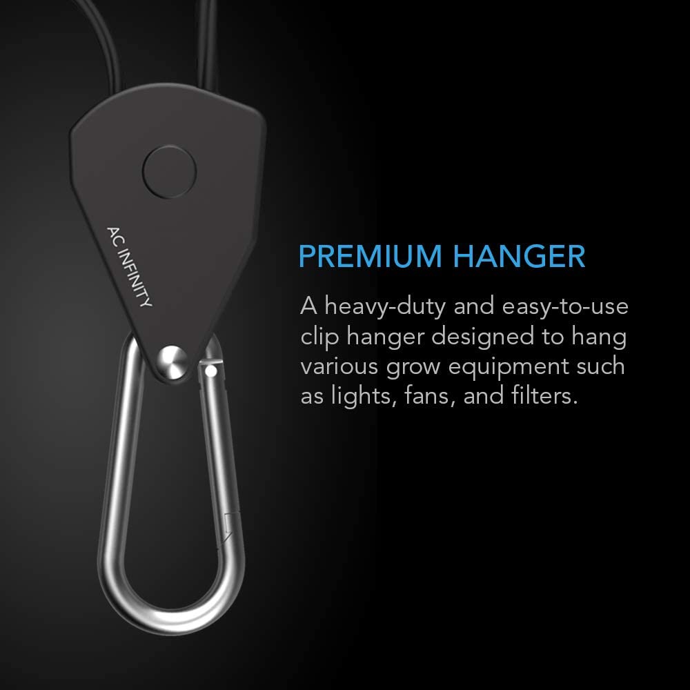 AC Infinity Premium Rope Clip Hanger