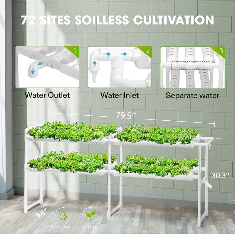 Hydroponic NFT Plant Growing System