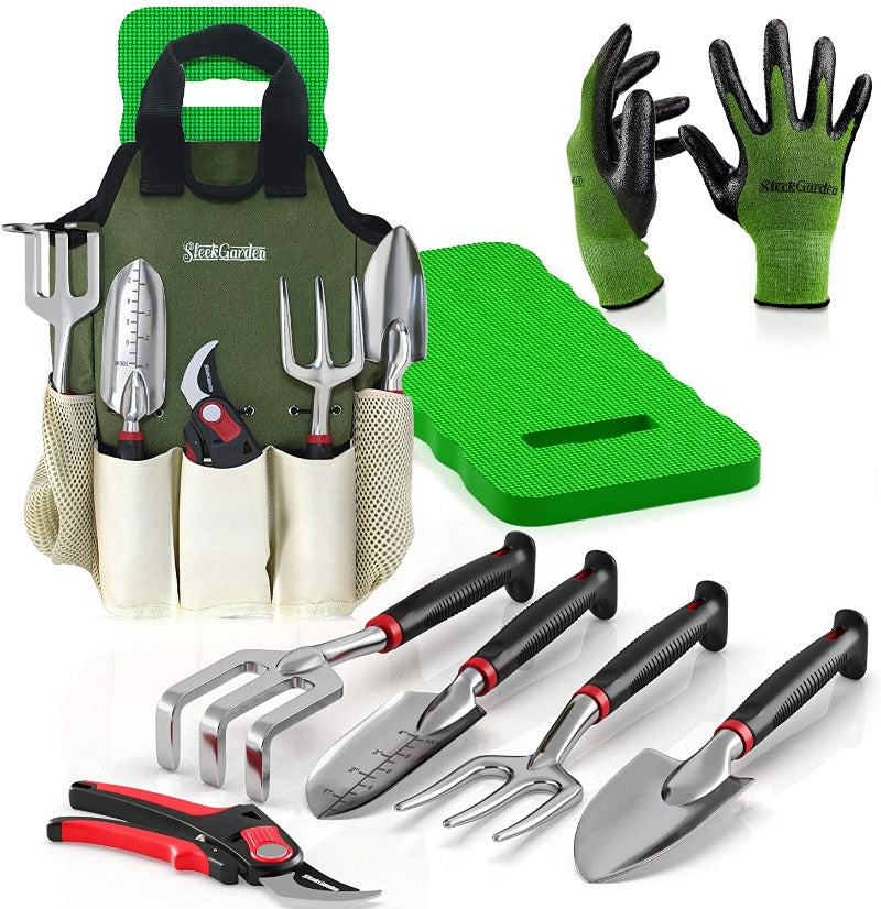 Garden Tools Set With Knee Pad