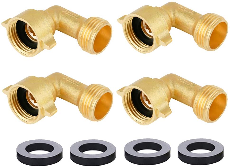 90 Degree Brass Garden Hose Elbow