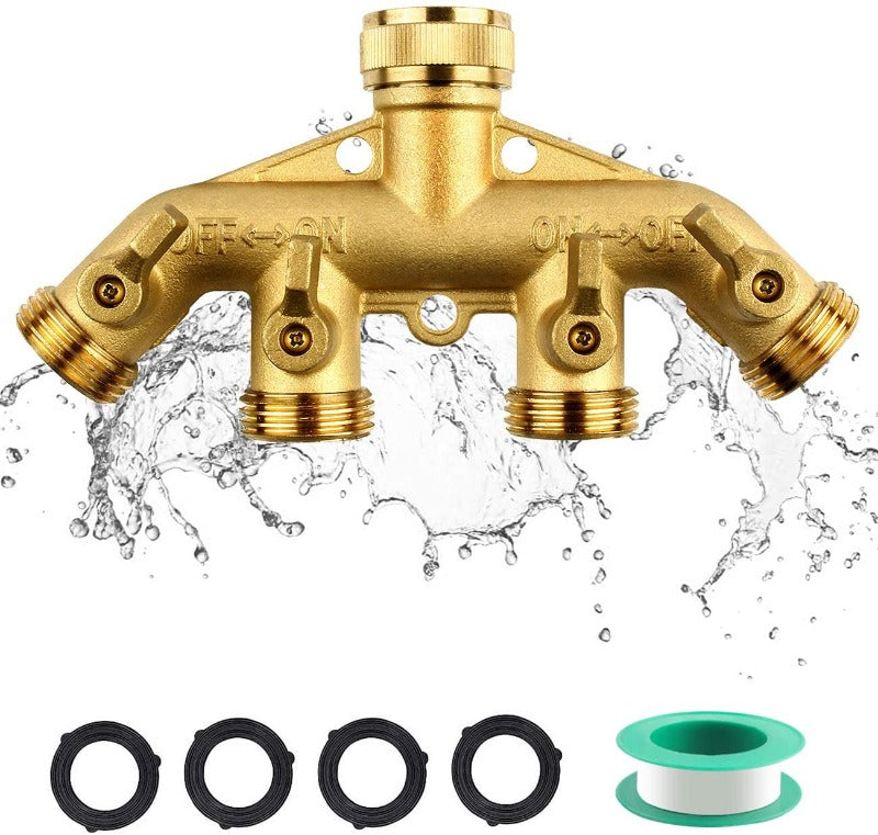 Brass Garden Hose Splitters