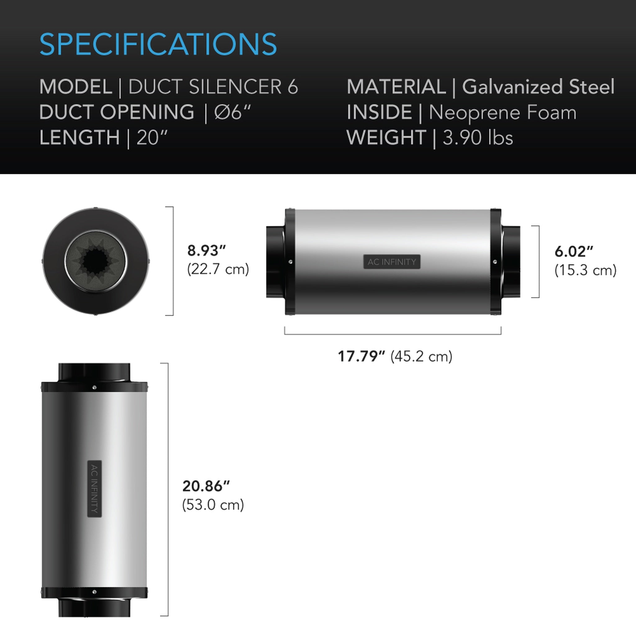 AC Infinity Duct Fan Silencers 4