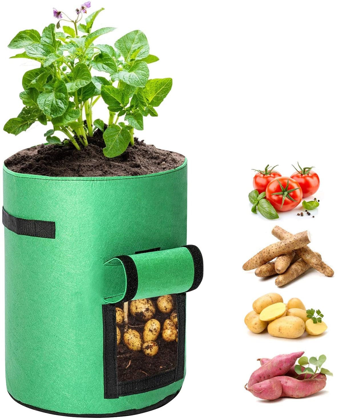 Vegetable Grow Bags Green