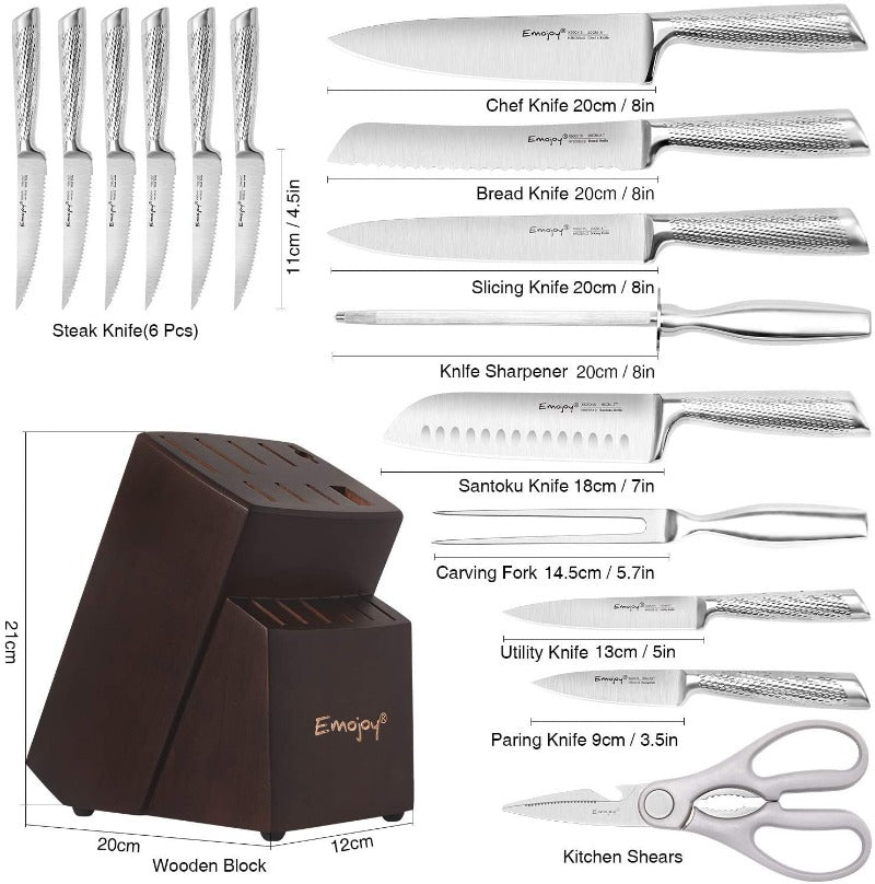 Premium German Steel Kitchen Knife Set