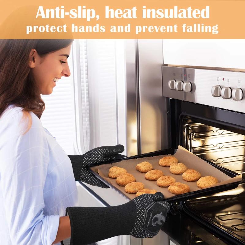 BBQ Gloves Heat Resistant Mitts