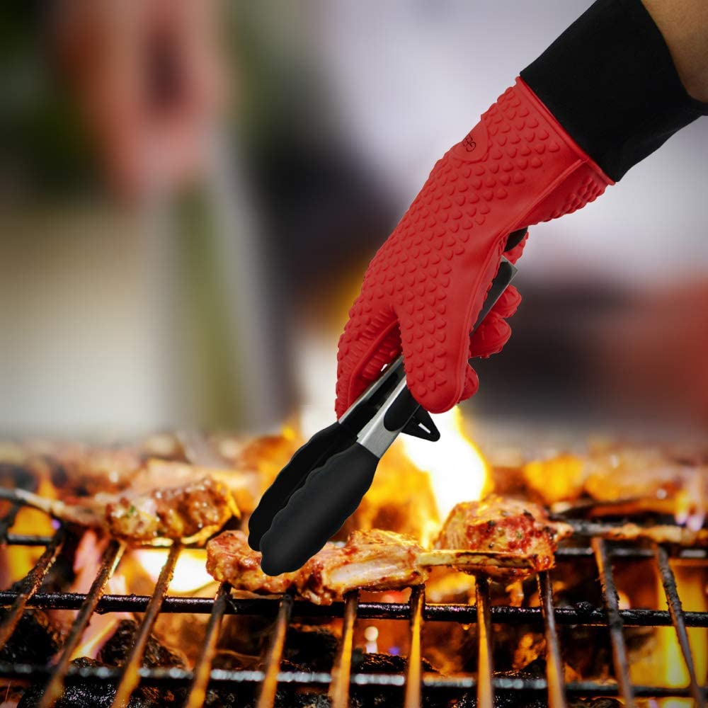 Heat Resistant Oven Mitts And Grilling Gloves