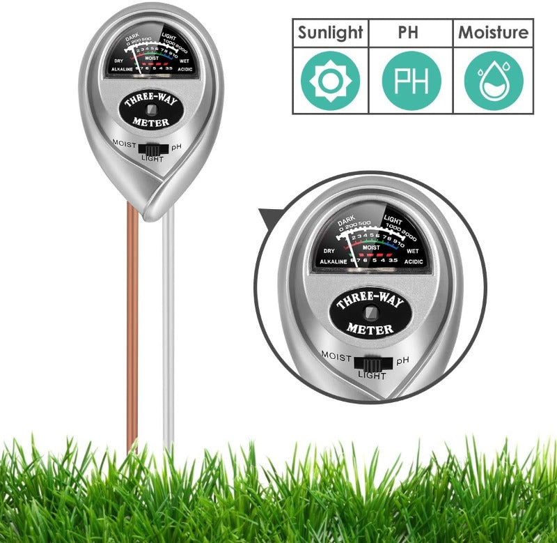 Soil Moisture Meter 3 in 1