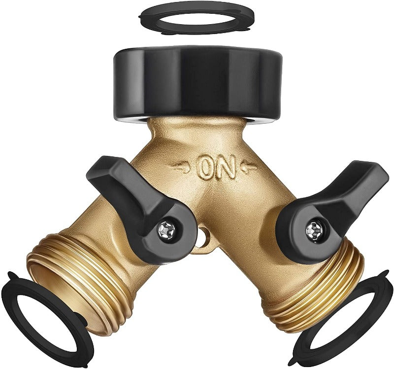 Brass Garden Hose Splitters