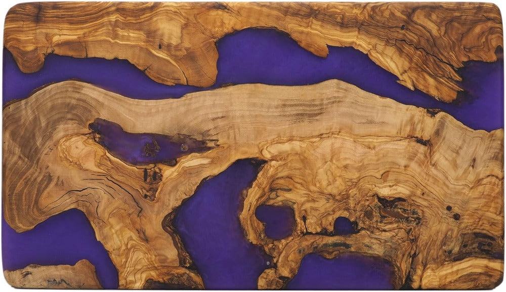 Handmade Olive Wood Resin Cutting Board