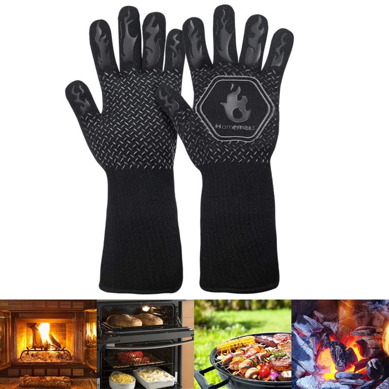 BBQ Gloves Heat Resistant Mitts