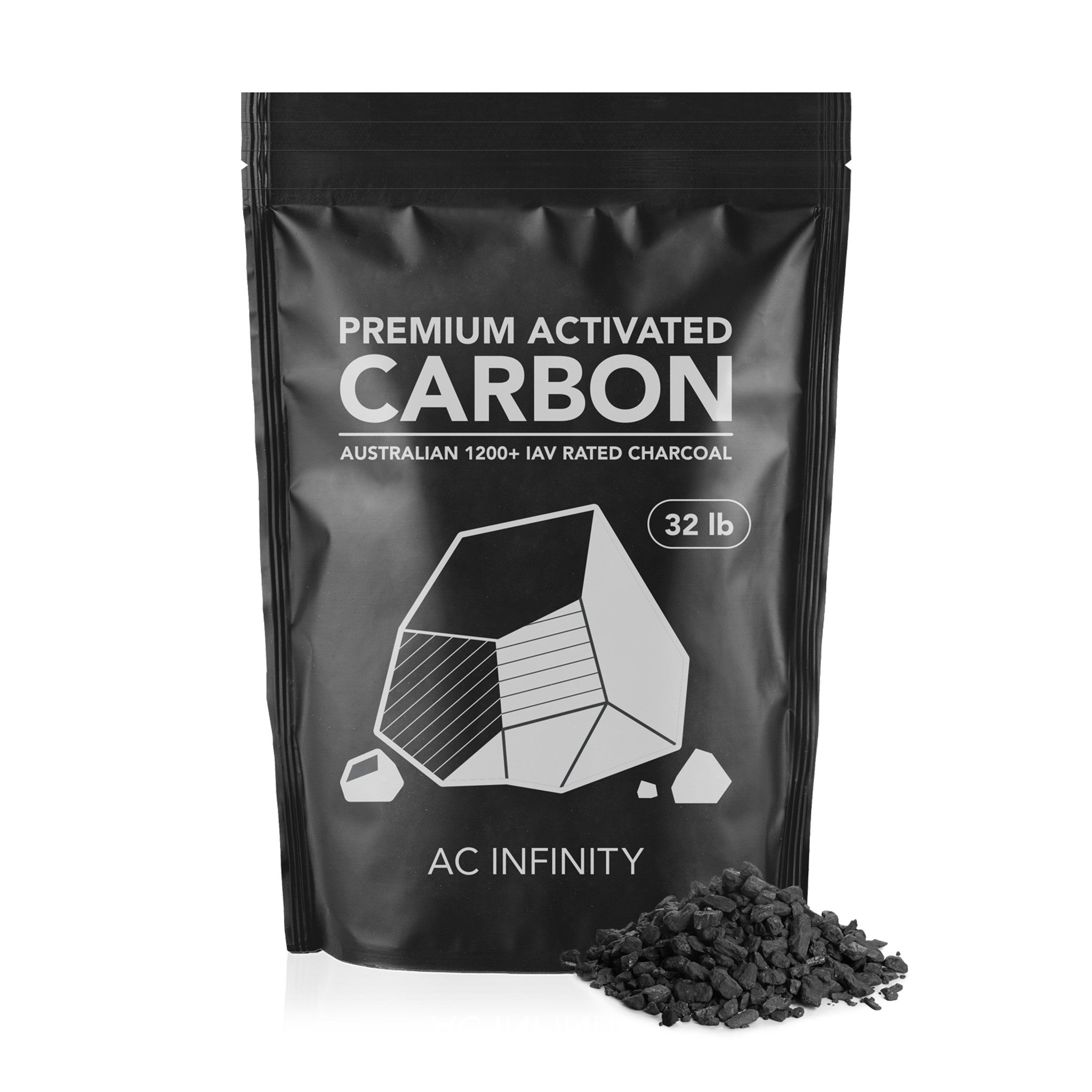 AC Infinity Refillable Carbon Filter Kit With Charcoal Refill 6”