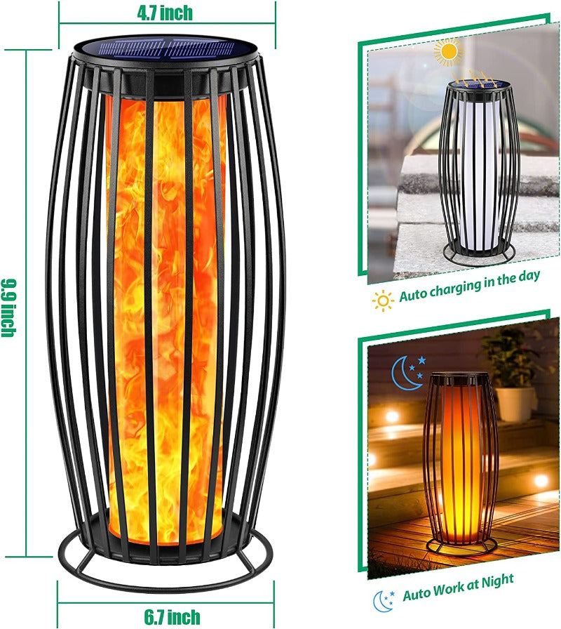 Solar LED Flickering Flame Lanterns