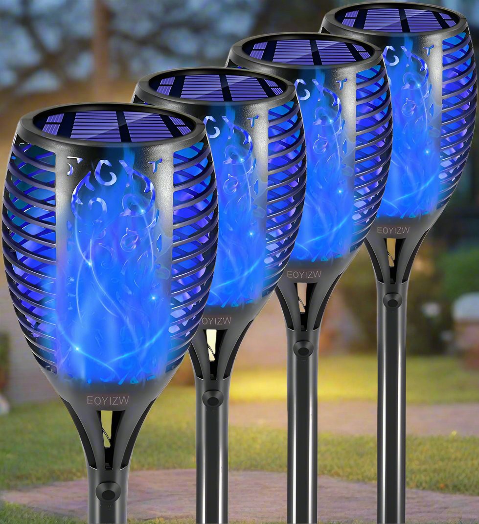 Flickering Flame Solar Torch Lights