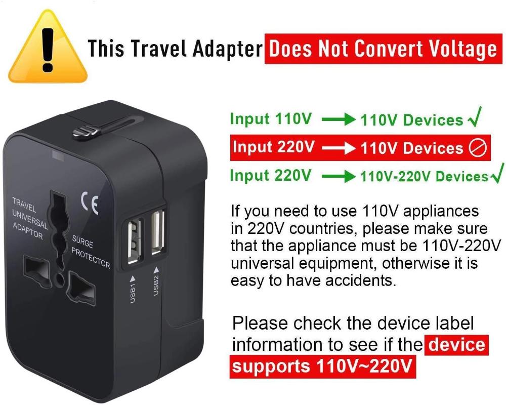 Travel Adapter & Charger