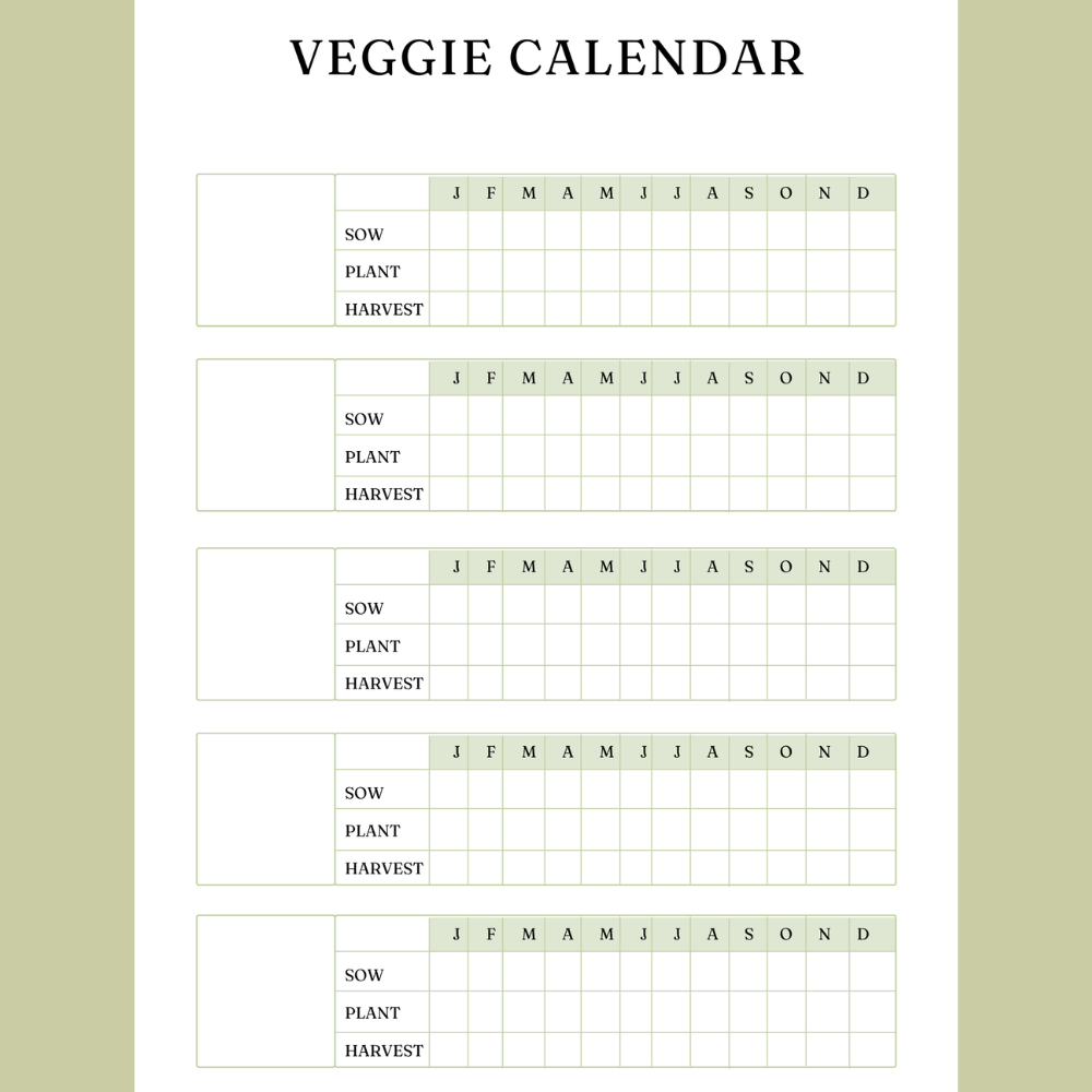 Printable Garden Planner - 40 Pages in Color