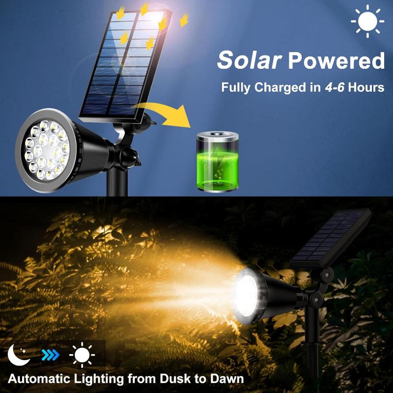 Solar Spot Lights - Waterproof LED Lights