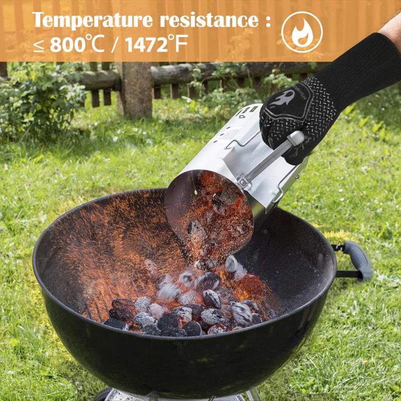 BBQ Gloves Heat Resistant Mitts