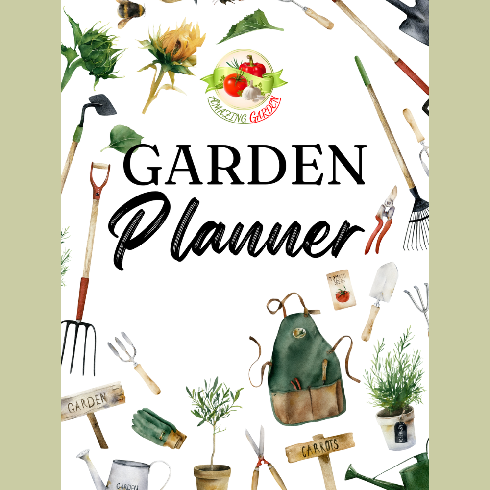 Printable Garden Planner - 40 Pages in Black & White