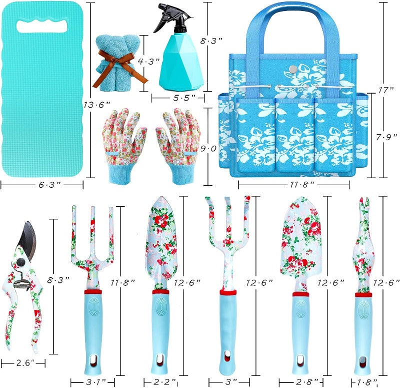 Floral Garden Tools Set