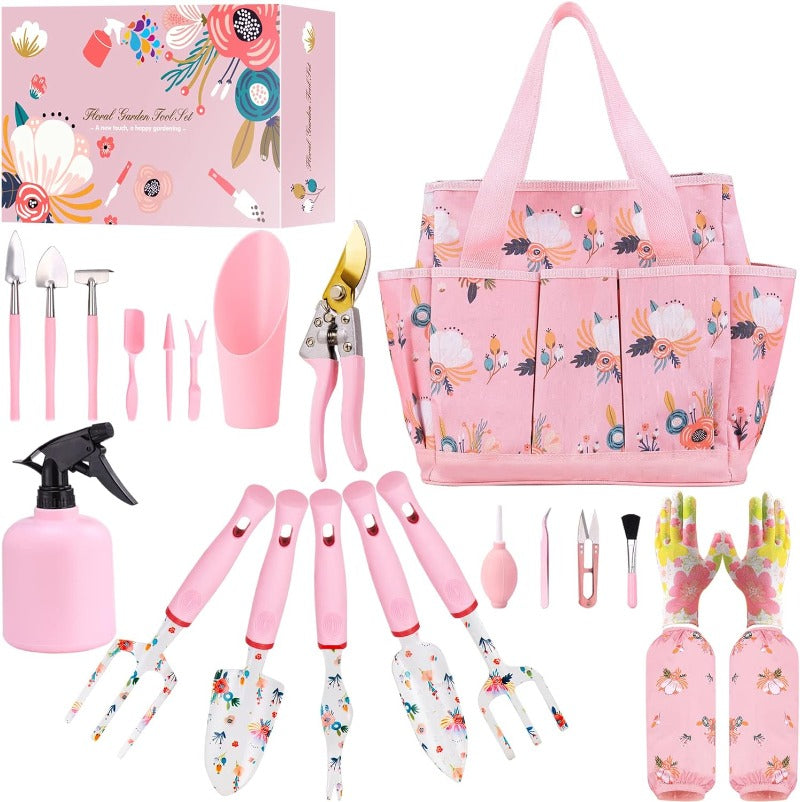 Floral Garden Tools Set