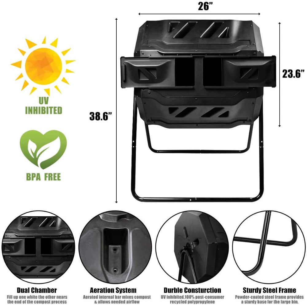 Outdoor Tumbling Composter