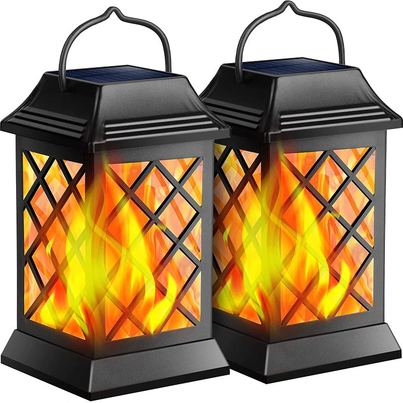 Solar LED Flickering Flame Lanterns