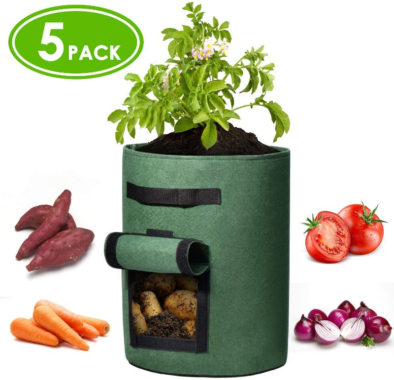 Potato Grow Bags Green