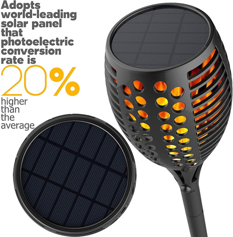 Flickering Flame Solar Torch Lights