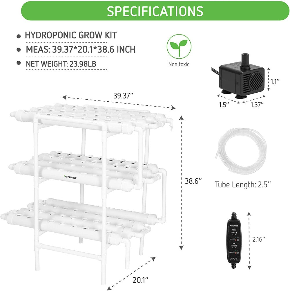 Hydroponic NFT Plant Growing System