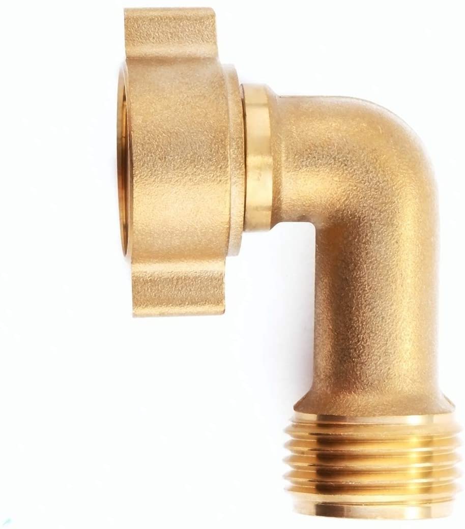 90 Degree Brass Garden Hose Elbow