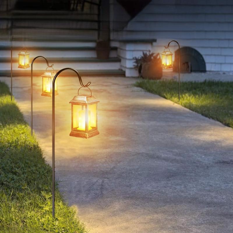 Solar LED Flickering Flame Lanterns