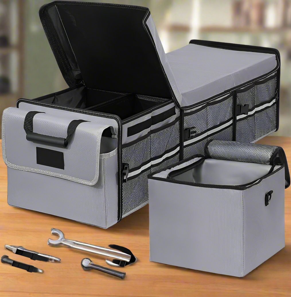 Premium Car Trunk Organizer Collapsible Multi Comparment