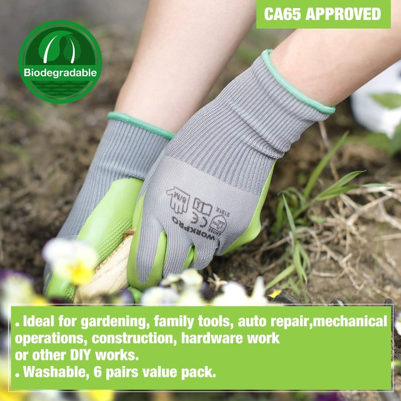 Coated Gardening And Work Gloves