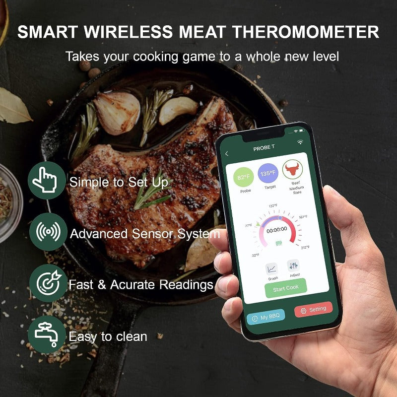 Smart Wireless Meat Thermometer