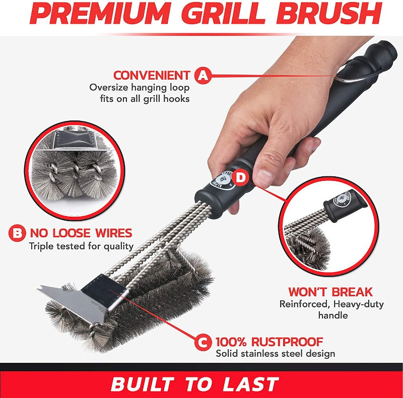 Grill Brush and Scraper