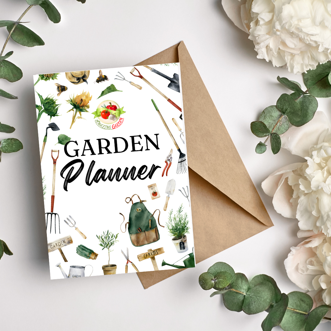 Printable Garden Planner - 40 Pages in Black & White