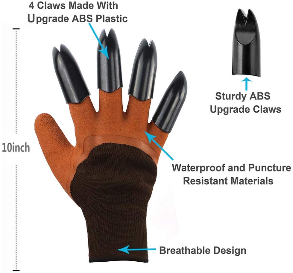 Gardening Gloves With Claws