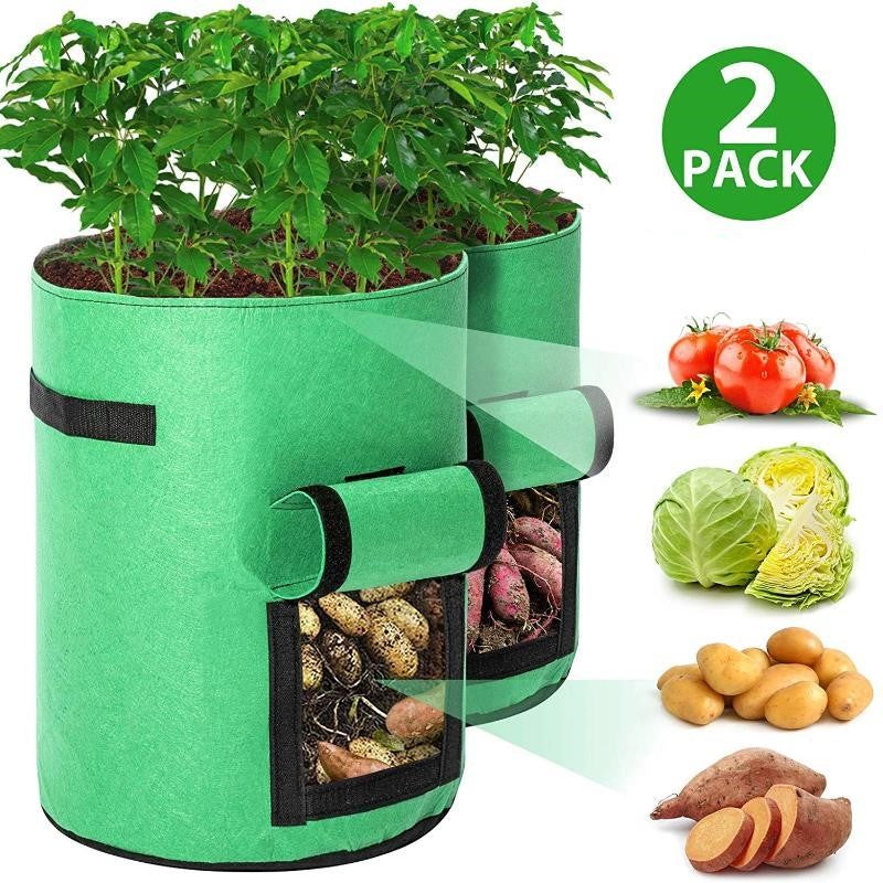 Vegetable Grow Bags Green